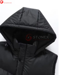 Chaleco Acolchado de Invierno para Hombre, Ligero, Cálido, Impermeable, con Capucha y Logotipo Personalizado al por Mayor - Product Image 3