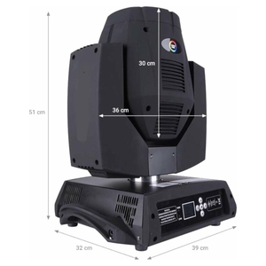 230W 7R Beam Moving Head Stage <b>Light</b> DMX DJ Disco Lighting with Prism Gobo Effects for Events and Clubs - Product Image 4
