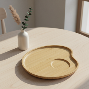 High Quality 3203017-23X20.2 Food Safe Rectangular Wooden Serving <b>Tray</b> For Modern Tea Sets - Product Image 5