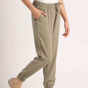 Pantalones Deportivos de Mujer de Cintura Alta con Bolsillos, Estilo Jogger, para Entrenamiento, Invierno, Estilo Informal, Tela de Lona - Product Image 3