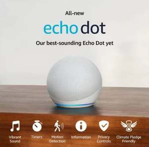 Echo Dot 5 Altavoz Inteligente Alexa con Pantalla, Batería Incluida, Iluminación LED de un Solo Color, Potencia de Salida de 500-800W - Product Image 6