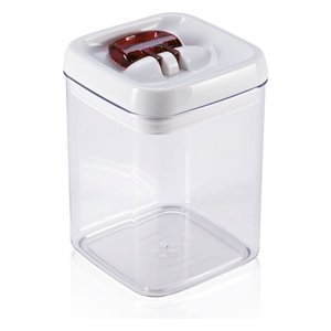 Barattolo plastica (1,6Lt) FRESH & EASY Blanc et Transparent 31211 - Product Image 1