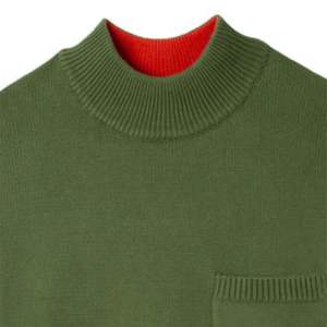 Mariner Sweater Green: vibrant mais subtil, ce pull respirant et confortable est côtelé pour un look décontracté et soigné. - Product Image 4