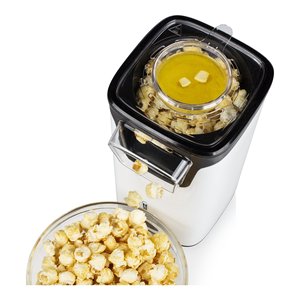Máquina para hacer palomitas de maíz blanca y negra de 1100 W, modelo 01 292986 01 001 - Product Image 3