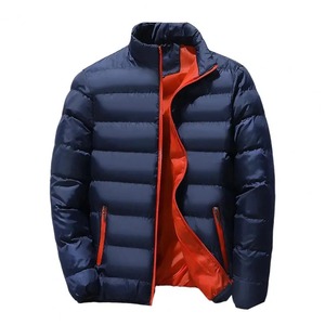 Chaquetas de hombre con múltiples bolsillos informales personalizadas nuevas y elegantes chaquetas de invierno con cremallera chaqueta acolchada al por mayor de alta calidad - Product Image 1