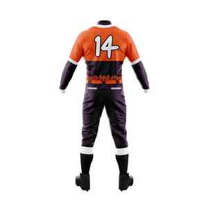 Ensembles d'uniformes de baseball de qualité supérieure avec un tissu en polyester léger et durable pour l'entraînement des tournois sportifs et toutes les saisons - Product Image 6