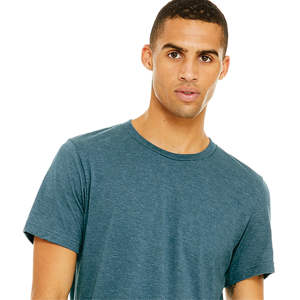 Heather Deep Teal Unisex CVC แขนสั้นที: 52% Airlume หวีแหวนปั่นผ้าฝ้าย, 48% โพลี, 32 เดี่ยว, 4.2 ออนซ์ - Product Image 4