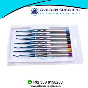 Juego de herramientas de extracción de dientes, 7 Uds., juego de instrumentos de implante de aleación de titanio, juego Dental de raíz de extracción Dental, instrumentos quirúrgicos - Product Image 2