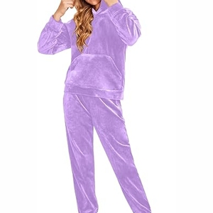 Meilleure vente Ensemble de survêtements de sport avec logo personnalisé Nouveaux survêtements de gym Survêtements décontractés pour femmes - Product Image 1