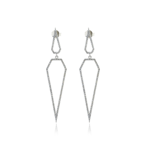 ต่างหูเพชรแท้เงินแท้ 925 ทำมือ ดีไซน์ใหม่ล่าสุด ปี 2026 ขายส่งเครื่องประดับชั้นดี - Product Image 4