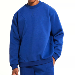 Conjuntos de Sudadera de Algodón para Hombre de Alta Calidad, Tallas Grandes, Transpirables, Ecológicos, Ajustados, con Patrón Sólido, para Invierno, Hechos en Fábrica - Product Image 6