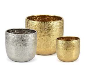 Nouvel arrivage de vase à fleurs de table design unique pour décoration de mariage avec sculpture d'oiseau couleur or fini de forme irrégulière - Product Image 2