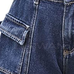 Ropa de calle, pantalones cortos vaqueros éxito de ventas, venta al por mayor, pantalones vaqueros cortos para mujer de talla personalizada, pantalones vaqueros cortos económicos para mujer - Product Image 6