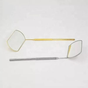 Espejo para Pestañas, Suministros para Extensión de Pestañas, Espejo Ovalado de Bolsillo Personalizado Grande de Acero Inoxidable, Ecológico - Product Image 2