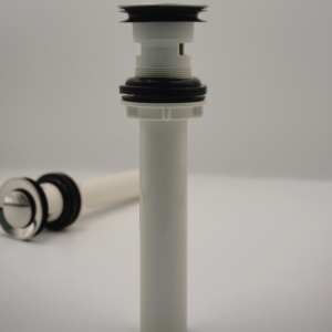 Accesorios para Cubículos de Baño OEM: Desagüe de Lavabo Tipo Pulsador de Plástico ABS y Aleación de Zinc Cromado Ecológico - Product Image 1