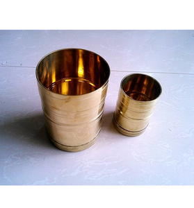 Taza de arroz medidora de latón PADI, olla medidora de Metal, escultura, para el hogar Decoración de cocina, venta más vendida - Product Image 6