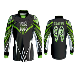 Maillot de paintball de qualité supérieure, prix de gros d'usine, maillot de victoire vert sarcelle noir, sublimation, léger, abordable - Product Image 2
