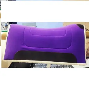 แผ่นรองอานม้าแบบตะวันตกพรีเมี่ยมหนังแท้ดีไซน์คลาสสิกพร้อมผ้าฝ้ายโพลีคอตตอนผู้ผลิตขายส่ง - Product Image 1