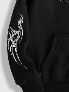 Sweat à capuche d'hiver lourd personnalisé de haute qualité pour hommes Vente en gros-Impression numérique fabriquée au Pakistan - Product Image 4