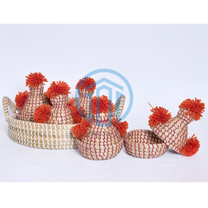 Perfect Display Choice For <b>Ramadan</b> Eid Garangao Storage Handmade Seagrass <b>Gift</b> Set With Accessories - Product Image 4