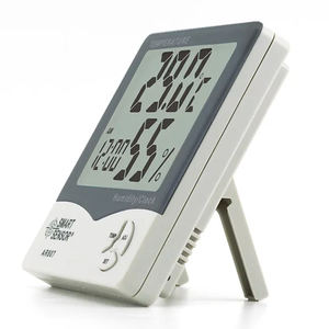 SENSOR INTELIGENTE AR807 Higrômetro Digital Termômetro Medidor de Umidade e Temperatura Estação Meteorológica com Calendário e Alarme - Product Image 3