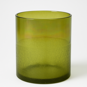 Vase en verre gaufré moderne Vase de mariage de table design floral vintage Vase à fleurs décoratif artistique - Product Image 3