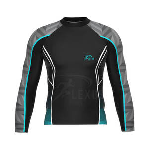 Servicio OEM Calidad superior Color sólido Manga larga Rash Guards Estilo único Uso al aire libre Rash Guards - Product Image 1