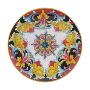 Made in Italy High Quality Handmade Italian Fine Pottery <b>Plate</b> <b>for</b> Home <b>Decoration</b> Geometric Design Ceramic Dish - Product Image 1