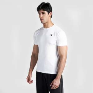 Camiseta de Algodón 100% Estilo Aventura, con Diseño Gráfico en Jersey Blanco, Logotipo Sólido, Patrón Personalizado y Etiqueta Personalizada - Product Image 3
