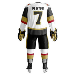 Uniforme de hockey sur glace adulte de meilleure vente de haute qualité conception la plus populaire logo personnalisable OEM ensemble vierge comprend tout l'essentiel - Product Image 2