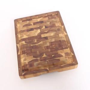 Tabla de cortar rectangular grande de lujo OEM, tabla de cortar de madera de acacia de bambú sostenible ecológica - Product Image 6