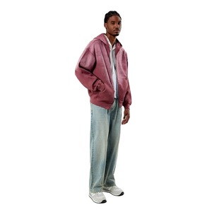 Sweat à capuche en coton premium, polaire unisexe, streetwear décontracté, tenue de sport, de gym, de plein air avec capuche réglable et poches avant - Product Image 4