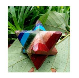 Cristaux d'étoiles Merkaba à 7 chakras de qualité d'exportation pour les pratiques de guérison du yoga ou de la méditation et du reiki disponibles au prix d'exportation - Product Image 3