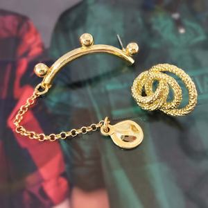 Joyería de moda de lujo para mujer Pendientes exquisitos chapados en oro de 14 quilates - Product Image 3