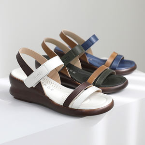 [JSHOE] <b>Women</b> Urban LiteLift Action Leather Cowhide <b>for</b> Velcro Sandals Sleek Finish with Cushioning <b>for</b> Summer - Product Image 2