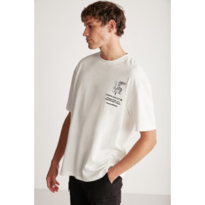 Camiseta GRIMELANGE ALONZO para Hombre, Corte Holgado, 100% Algodón, Bordada e Impresa - Product Image 2