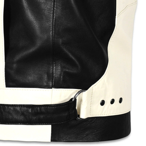 Chaqueta de Cuero Original Informal para Hombre, Chaqueta de Cuero Genuino con Logotipo Personalizado, Chaqueta de Invierno de Cuero Puro, Chaquetas de Cuero Genuino para Hombre de Talla Grande - Product Image 5