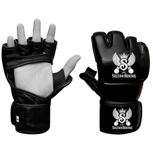 Guantes de cuero de boxeo MMA Sparring Shooter con precios razonables de logotipo personalizado guantes de artes marciales MMA - Product Image 1