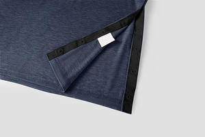 Batas de paciente 100% algodón jersey con abertura completa, fáciles de poner y quitar, para pacientes postrados en cama, postoperatorios, de uso hospitalario no removible. - Product Image 6