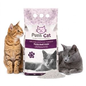 Pumice World Bentonite <b>Cat</b> <b>Litter</b> 5L Natural Volcanic Clumping Unscented 99% Dust-Free Odor Neutralizer High Absorption Eco - Product Image 1