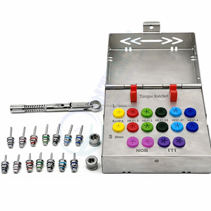 Destornillador de Torque Manual Universal para Implantes Dentales, Herramienta de Trinquete de Acero Inoxidable con Agarre Ergonómico para Restauración Protésica de Coronas - Product Image 2