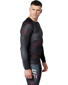 Rashguard imprimé sur mesure par sublimation Mma Bjj Rushguard - Product Image 3