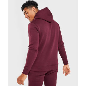 Sweat-shirts à capuche personnalisés avec logo, taille américaine, 320g, 85% coton, 15% polyester, taille plus, sweat-shirts oversize pour hommes, sweat-shirts unis sans motif - Product Image 3
