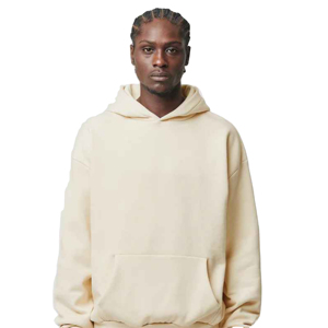 Nouveaux hommes 100% coton couleur unie à capuche pull décontracté vêtements de sport haut à manches longues pour l'hiver Street Wear pour les Couples - Product Image 1