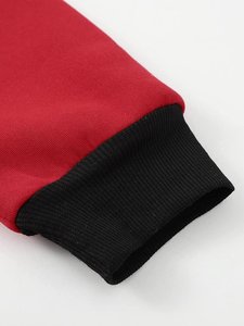 Sudadera con capucha de algodón 100% de alta calidad Unisex, sudaderas con capucha de entrenamiento de costura creativa para hombre, estampado bordado para invierno 2025 - Product Image 4