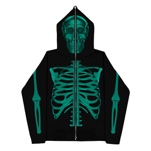 Sudaderas con capucha con cremallera completa superventas para hombres Sublimación de manga larga Sudaderas con capucha de gran tamaño para hombres adultos para invierno - Product Image 6