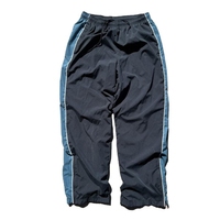 Pantalon de survêtement unisexe personnalisé en coton 100 % coupe-vent avec détails de passepoil anti-plis, imperméable, grande taille, décontracté et écologique