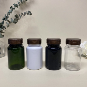 Color personalizado 80cc- 36mm - 20g Botella de medicina líquida de plástico PET para vitaminas y productos farmacéuticos Pastillas vacías Botellas con tapa de tornillo - Product Image 1