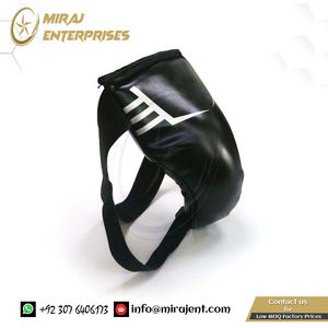 PU Leather Crotch Protector <b>GROIN</b> <b>GUARD</b> with Breathing Hole Taekwondo Katrate Boxing <b>Mma</b> S L Kids Adult Jockstrap - Product Image 6