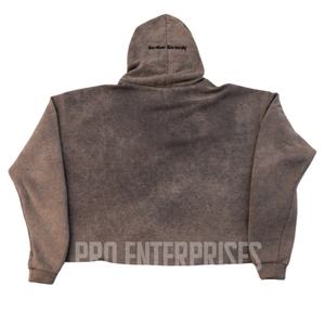 PRO ENTERPRISES Conjunto de Sudadera con Capucha para Hombre, 100% Algodón, Felpa, Diseño Desgastado, Transpirable, para Invierno - Product Image 3